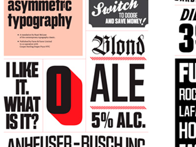 Karre Specimen blond ale karre old timey orange retro specimen type type design typography