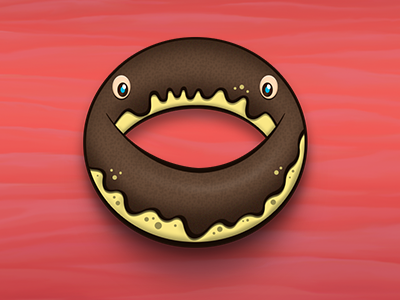 Creature Sweet brazil character chocolate creature doughnuts game illustration monster psd sweet