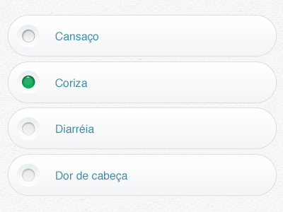 Select List app application brazil button design ios iphone list mobile select ui ux