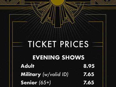 Independence Cinema Menu Project