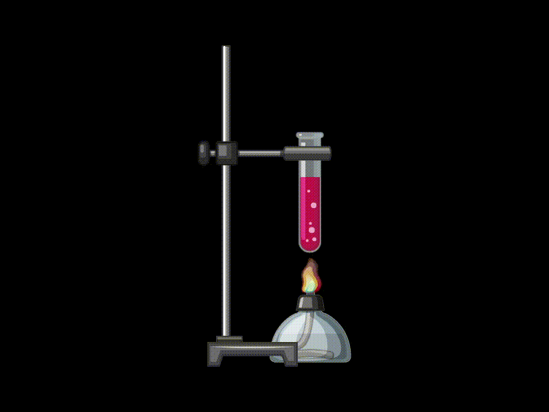 Beaker and Burner (MoGraph) by Jennifer S Abbott on Dribbble