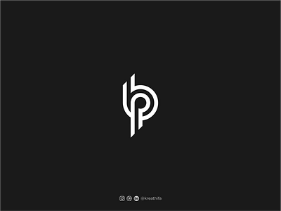 For Sale! BP initial Logo bp logo branding for sale golden ratio graphic design iconic iconic logo initial logo lettermark logo logo design logotype monogram typography