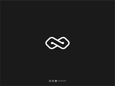 For Sale! Infinity Logo Design branding design golden ratio graphic design iconic illustration infinity infinity logo logo logo design logo for sale logotype typography