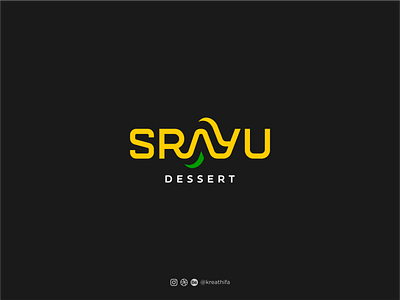 Srayu Dessert Logo Design golden ratio graphic design handlettering illustration initial logo logo design logotype monogram typography