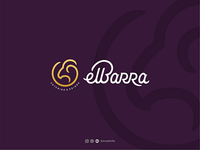 Elbarra Catering & Aqiqah aqiqah catering goat graphic design handlettering logo logo design monogram typography