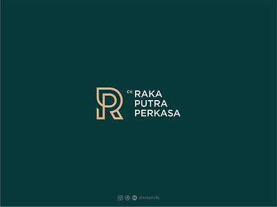 CV. RAKA PUTRA PERKASA branding design golden ratio graphic design initial logo logo design monogram monogram design monogram logo typography