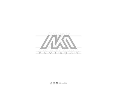 AKA FOOTWEAR brand branding footwear graphic design logo logo design logo inspiration monogram monogram logo shoes