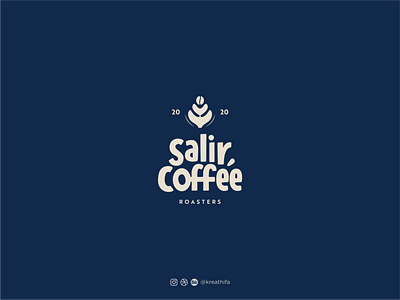 SALIR COFFEE coffee graphic design iconic iconic logo lettering logo logo design logotype monogram typography