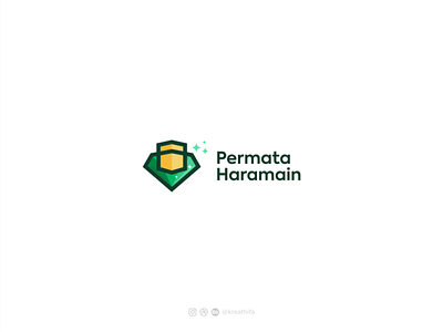 Permata Haramain Logo branding golden ratio graphic design iconic iconic logo logo logo design logo inspirations logotype monogram typography