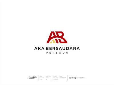 AKA BERSAUDARA Logo Design golden ratio graphic design logo logo design logotype