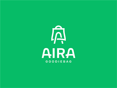 Aira Goodiebag branding golden ratio graphic design iconic logo logo design logotype