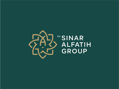 Sinar Alfatih Group golden ratio graphic design logo logo design monogram