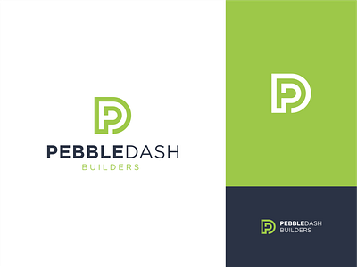 Pebble Dash Builders branding builders golden ratio graphic design logo logo design logotype real estate