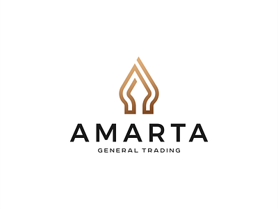 Amarta General Trading branding golden ratio graphic design gunungan iconic logo logo and brand designer logo design logo designer logo inspiration logotype typography