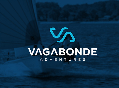 Vagabonde Adventure adventure design golden ratio graphic design iconic illustration logo logo design logotype sailing