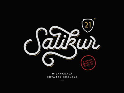 Salikur Kota Tasikmalaya graphic design hand lettering illustration lettering logo logo design logotype typography vintage