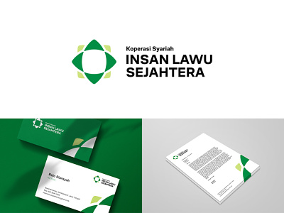 Koperasi Syariah Insan Lawu Sejahtera branding golden ratio graphic design iconic logo logotype