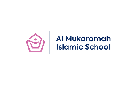 Al Mukaromah Islamic School education golden ratio iconic illustration islamic logo islamic school logo logo design logotype monogram logo school simple logo typography
