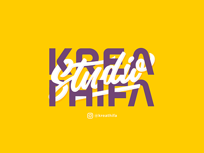 Kreathifa Studio Typography iconic logo logotype typography