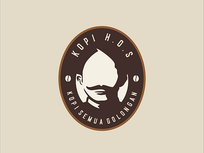 Logo Kopi HOS coffee graphic design icon iconic logo logo design logotype