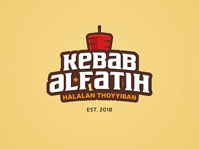 Logo Kebab Al-Fatih brand food graphic design iconi kebab logo logo design