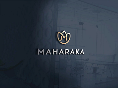 Logo Maharaka golden ratio graphic design icon iconic logo logo design logotype