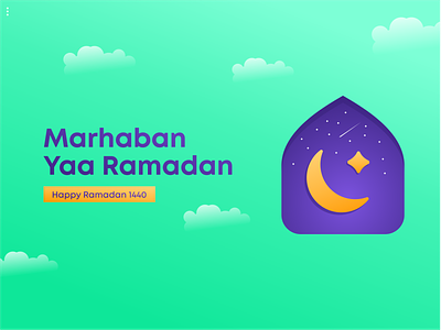 Happy Ramadan 1440 H graphic design ramadan ramadan kareem