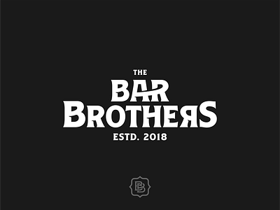 The Bar Brothers coffee graphic design iconic illustration logo logo design logotype monogram