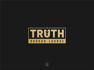 TRUTH HOOKAH LOUNGE graphic design hookah logo logo design logotype lounge