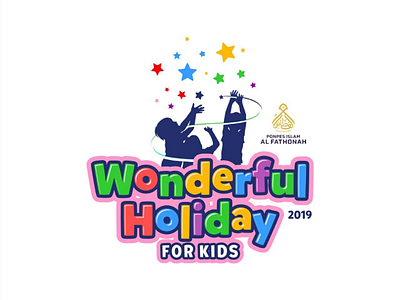 Wonderful Holiday for Kids 2019 graphic design holiday logo logo design