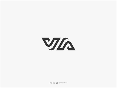 Letter V or A for Sale branding design graphic design iconic iconic logo initial logo logo design logotype typography