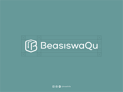 BeasiswaQu Logo Design design golden ratio graphic design iconic illustration initial logo logo design logotype typography