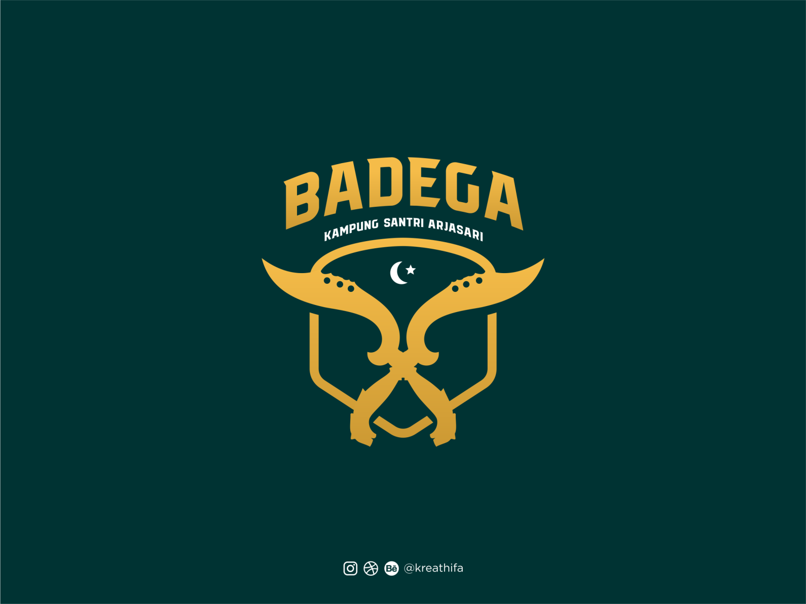 Badega Logo Design by Kreathifa Studio on Dribbble