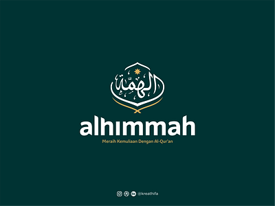 Al-Himmah Islamic Foundation arabic logo arabic typography branding golden ratio graphic design iconic islamic logo logo design logotype typography