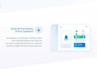 KYC Screening and Identification System Illustration