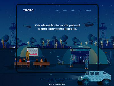 Sparq Storytelling Landing Page