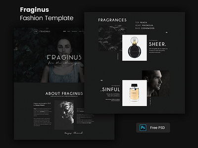 Fraginus Website Design