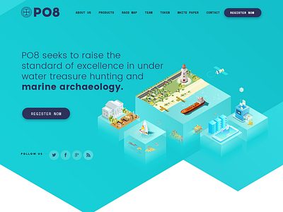 PO8 ICO Landing Page