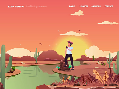 Story Telling Web Animated Illustration V.2 2020 trend agency app blockchain canyon creative desert freelance illustration landing page motion office team work technology top trend 2019 ui vector waterfalls wild west