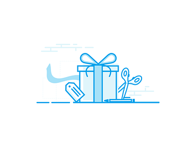 We've Got a Surprise for You! gift graphic illustration vector