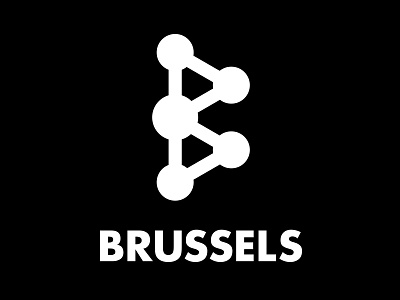 Brussels logo belgium brand branding brussels city identity logo minmalism typo
