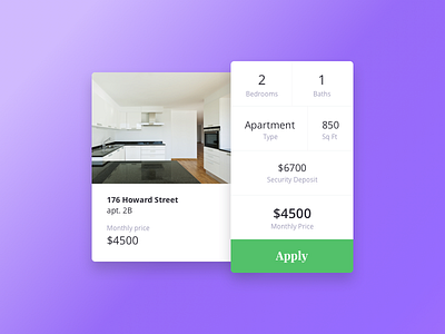 Property Details for Rentberry action apply button card cards details estate form price property real rentberry
