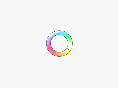 Color Wheel color gradient icon logo rainbow wheel