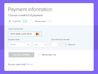 DailyUI - Day 002 Credit Card Checkout 002 card clean dailyui form payment ui