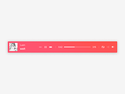 DailyUI - Day 009 Music Player