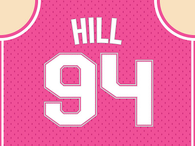 HILL Draft Jersey 94 designer draft day hill jersey rookie