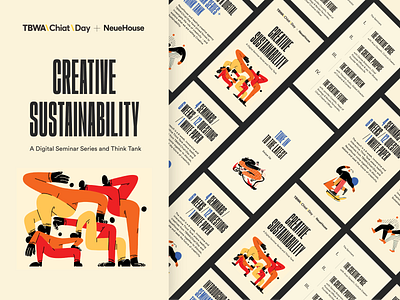 Neuehouse x TBWA/Chiat Day Program Illustrations branding character color colors design editorial illustration illustrators inspiration vector