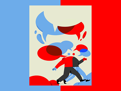 Poster Illustration for NPR branding character colors editorial illustration npr poster poster design