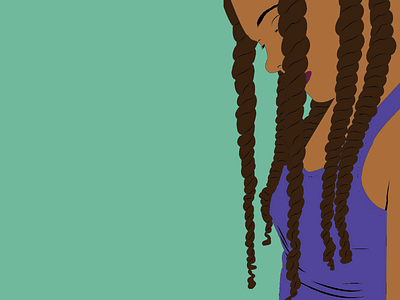 Two Strand Twists black character design girl graphic magic