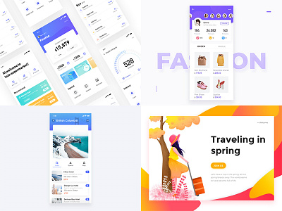 Top4 2018 app design illustration interface motion ui